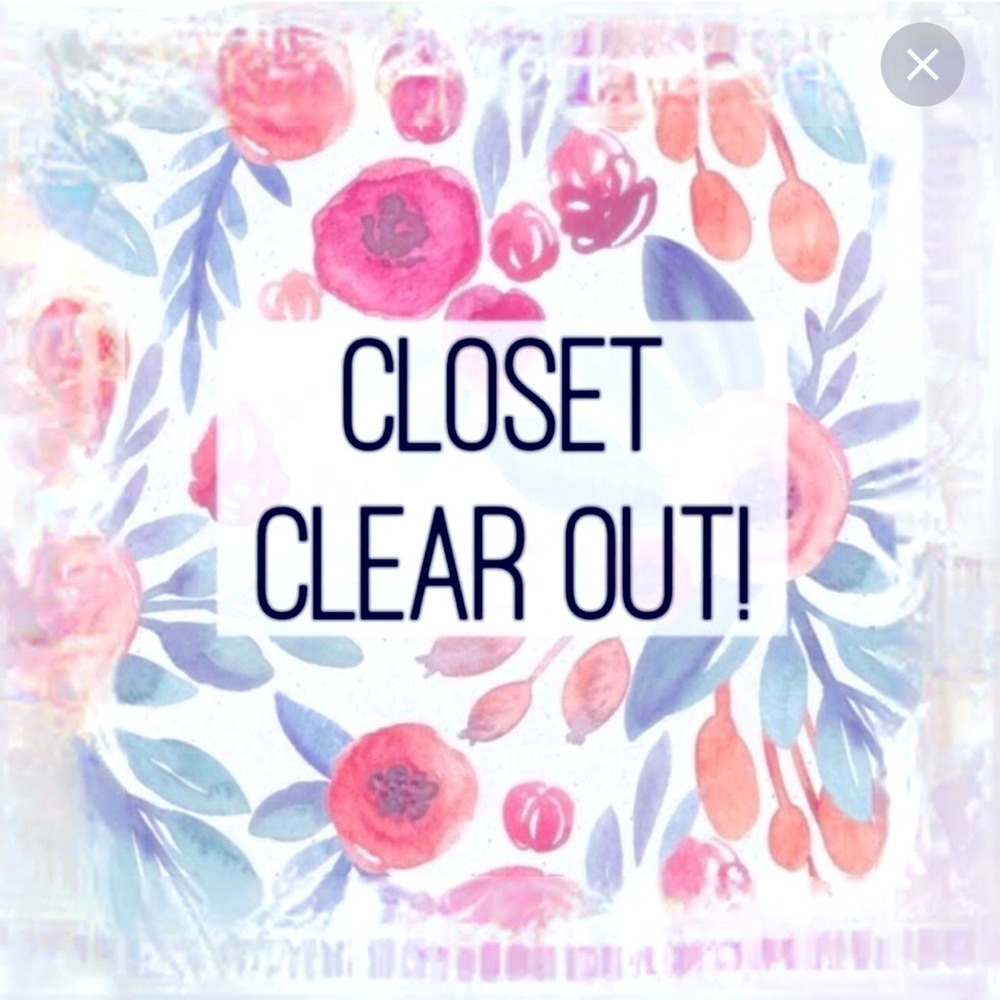 Moving and clearing out my closet !